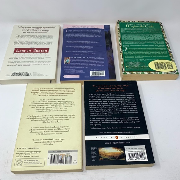 (5) Paperback Classic/romantic/historical Fiction mixed lot of books various - Picture 3 of 10